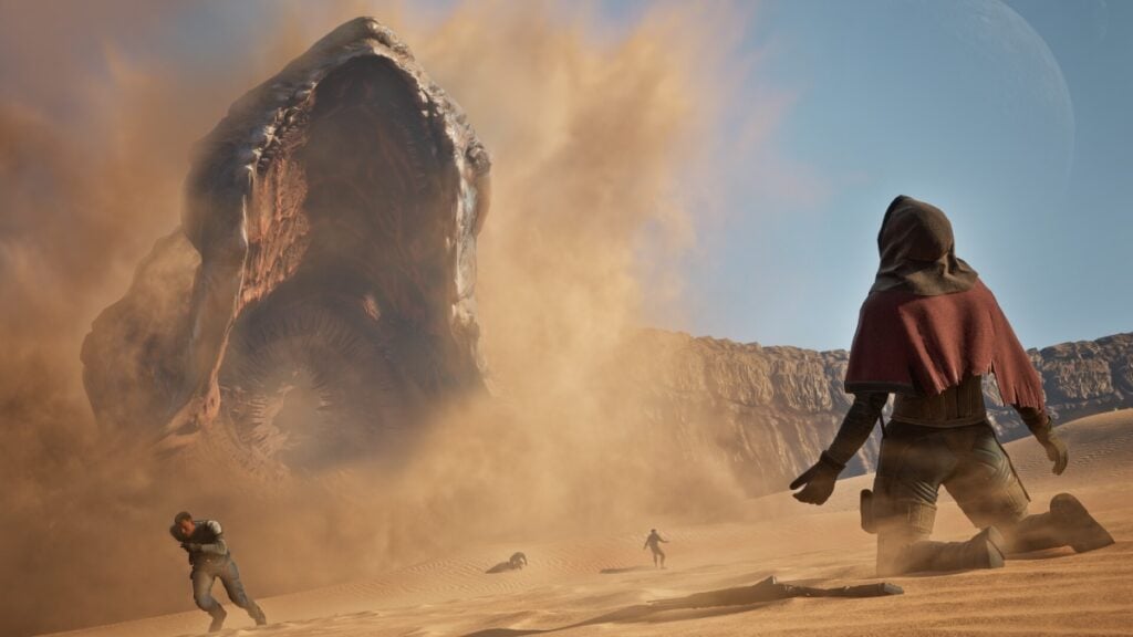 The Sandworm in Dune Awakening