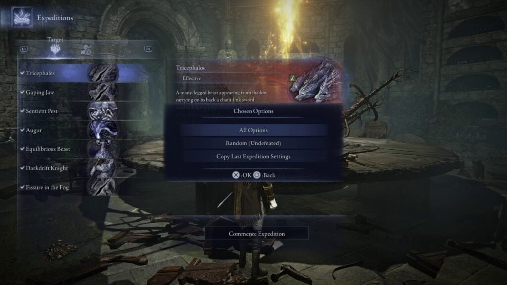 Expedition Settings
