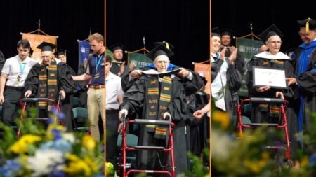 Elderly Galloway Township Resident Gets College Degree at 103-Years-Old 'His Parents Would Be So Proud of Their Baby'