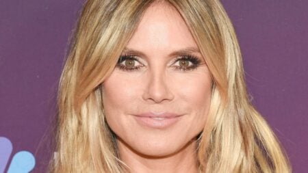 Heidi Klum close up