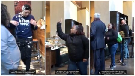Angry California Woman hurls homophobic slurs and threats at Starbucks customer