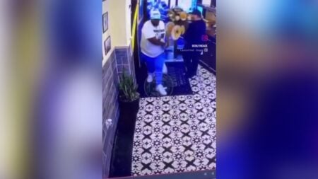 Miami Customer Knocks Down Tray at a Miami Restaurant