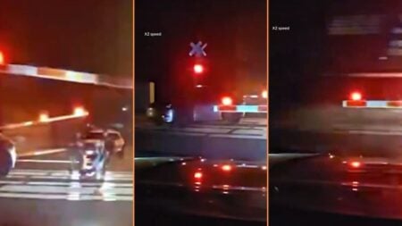 New Jersey Officers Save Impaired Driver from Oncoming Train ‘I Always Feel So Scared for the Train Drivers'