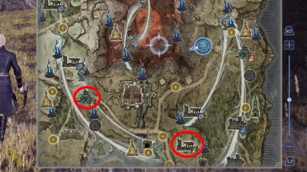 Holy places in Nightreign