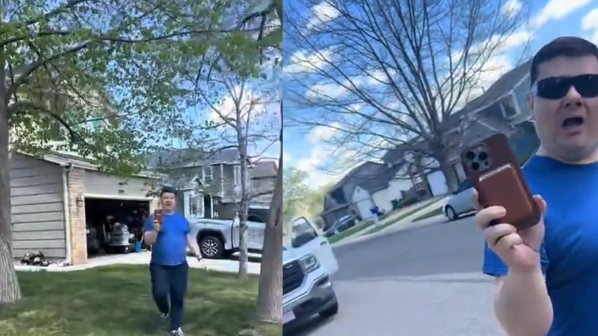 Male Karen Chases and Annoys a Pest Control Salesman in Colorado: ‘What a Jerk’