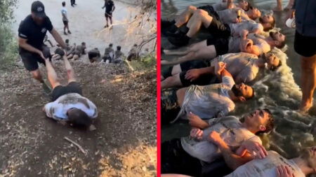 men enduring abuse at an alpha male boot camp in california