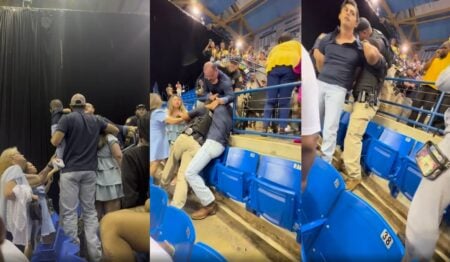Oklahoma graduation fight with a baby