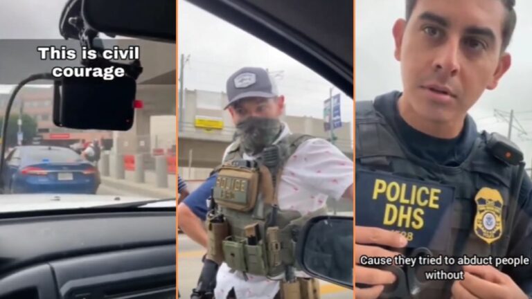 California Man Follows ICE Agents, and They’re Not Happy ‘ICE Has More Muscle than Brains’ California Man Follows ICE Agents, and They're Not Happy 'ICE Has More Muscle than Brains'