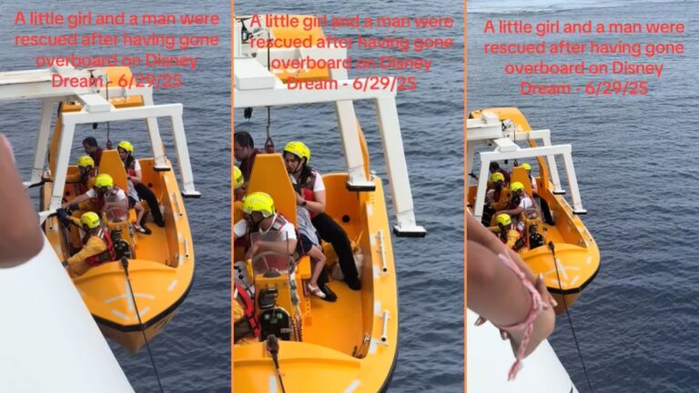 Dad and Daughter Rescued After Going Overboard on Florida Disney Cruise: ‘As a Parent We Rather Die Trying’ Dad and Daughter Rescued After Going Overboard on Florida Disney Cruise 'As a Parent We Rather Die Trying'