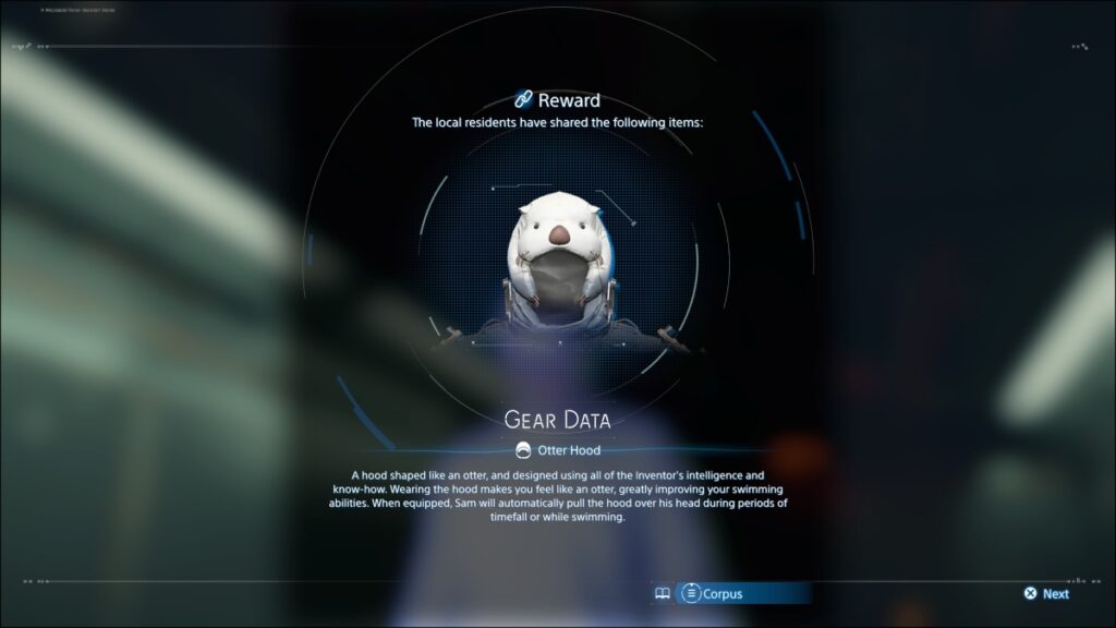 Otter Hood Item