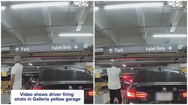 Houston Driver Opens Fire on Woman's Vehicle in Galleria Mall Parking Garage in Third Shooting in Three Weeks, Suspect Still at Large