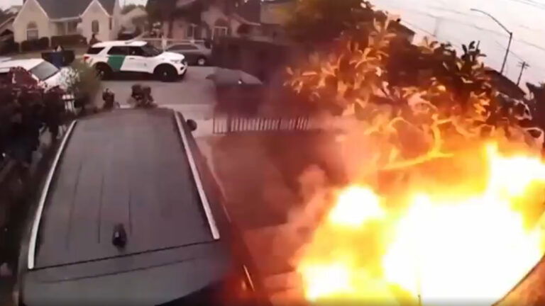 Terrified Family Watches as Feds Detonate Door in Huntington Park Operation: ‘Gestapo in Full Effect’ Terrified Family Watches as Feds Detonate Door in Huntington Park Operation: ‘Gestapo in Full Effect'
