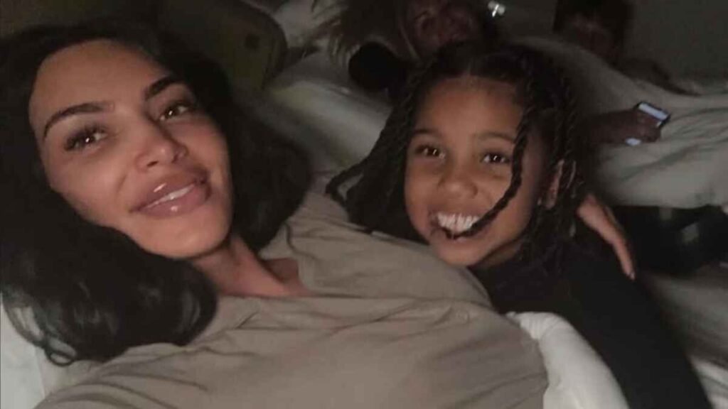 Kim Kardashian and Saint West