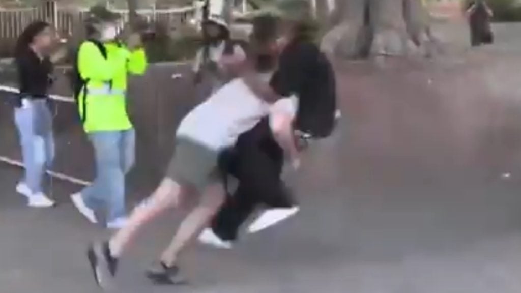 LA Riot tackle