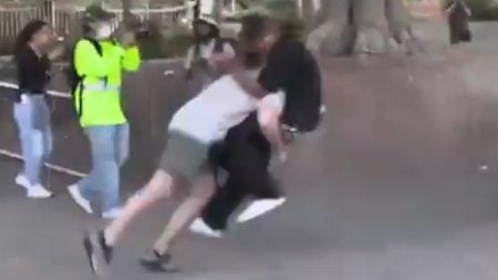 LA Riot tackle