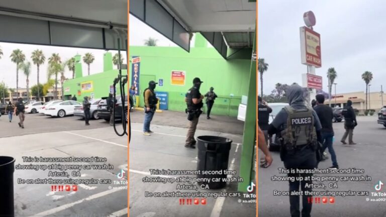 Masked ICE Agents Storm California Car Wash in Bizarre Sting Gone Wrong: ‘They Looked Like a Goon Squad!’ Masked Agents Try Infiltrating California Car Wash 'These Guys Just Seem Like a Goon Squad'
