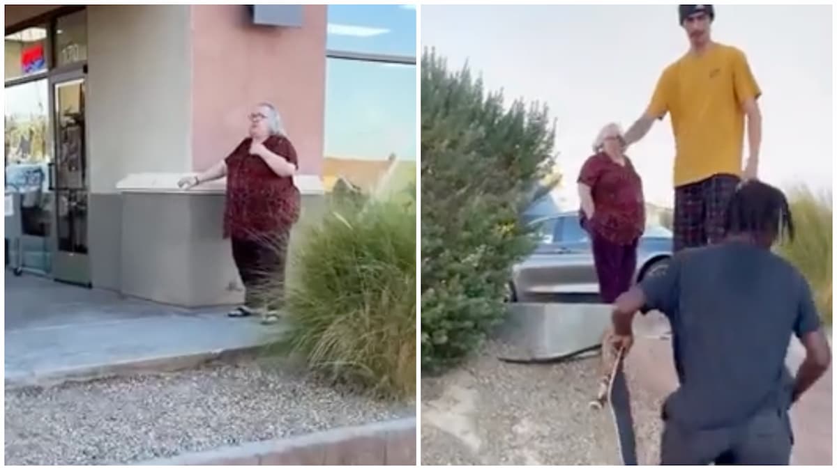 Nevada ‘Anti-Karen’ Spotted Freaking Out Over Skateboarders Outside a Store: ‘I Want to Be This Lady’