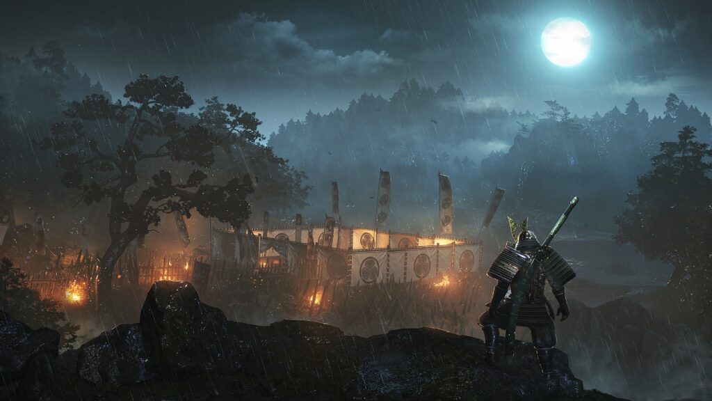 The MC looking at an enemy camp