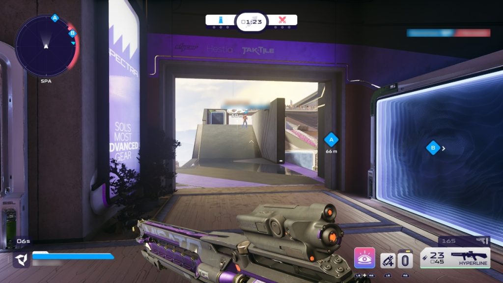 An arena match