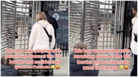 Young boy accidentally enters Canada through revolving doors at New York/ Ontario border crossing