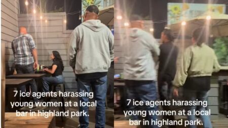 A picture of the California ICE agents.