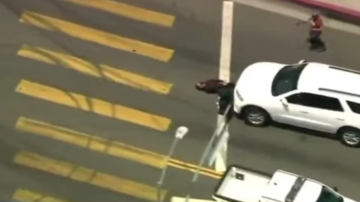 Bold Protester Almost Gets Mowed Down by ICE Vehicle in Los Angeles as He Tries To Stop It: ‘That Wasn’t His Smartest Decision’