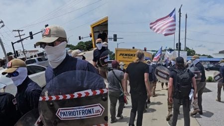 A picture of the Missouri neo-fascist Nazis.