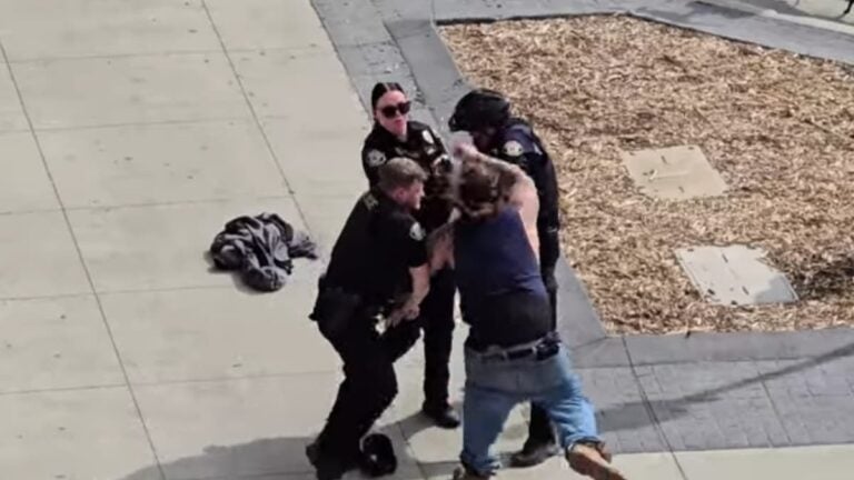 A picture of the North Dakota fight.