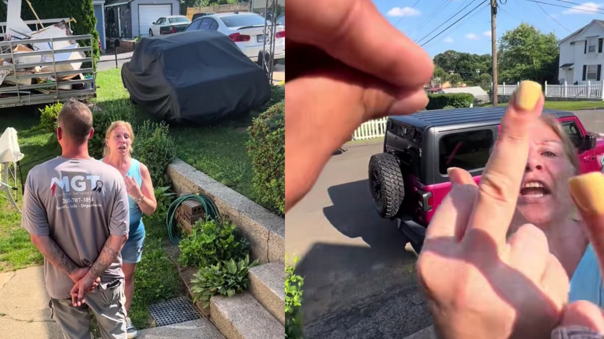 Racist Connecticut Karen Screams Over Parking Spot While Mortified Husband Melts into Pavement: ‘He Is So Over Her’