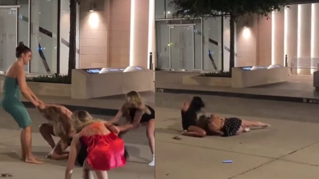 A picture of the Texas fight.