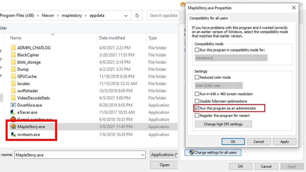 Fix MapleStory Steam Not Launching on Windows 10/11