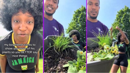 new york tiktok girlfriend tells viewers to say something nice about her boyfriend's plants
