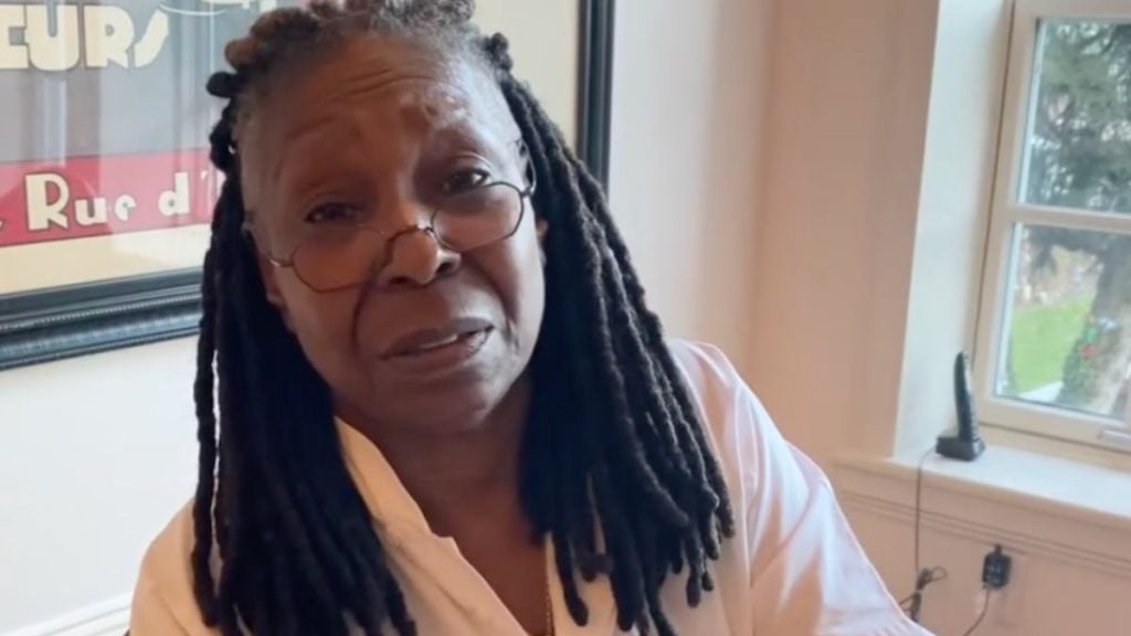 Whoopi Goldberg selfie