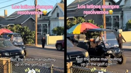 California Elote Man Golf Cart