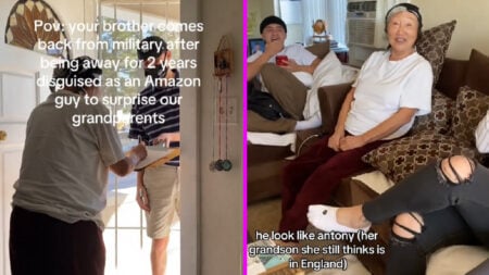 California Grandparents Pranked By Grandson in Hilarious Homecoming Video