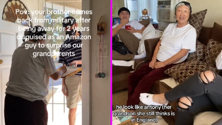 California Grandparents Pranked By Grandson in Hilarious Homecoming Video