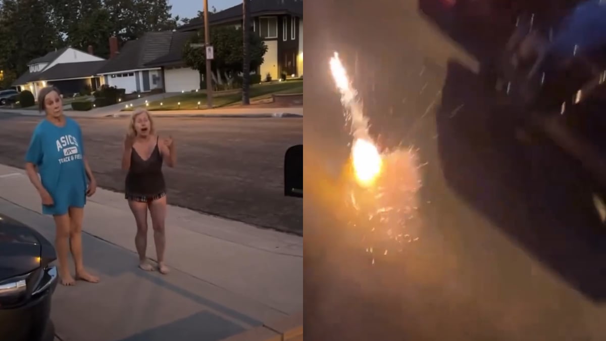 California Karen Threatens to ‘Beat the Sh*t’ Out of Neighbors Over Fireworks: ‘Everyone in This Video Sucks’