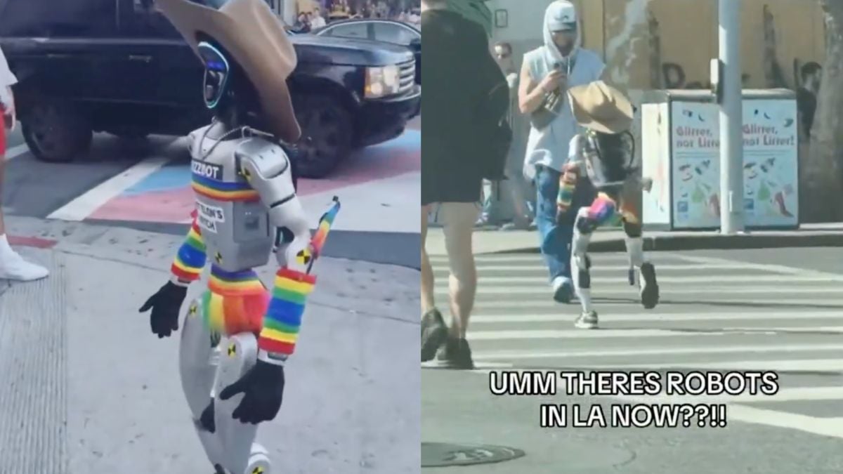 A.I. Robot Turns Gay and Roams Streets of Los Angeles, California, Confronting People: ‘What’s Next a Trans -Robot’?