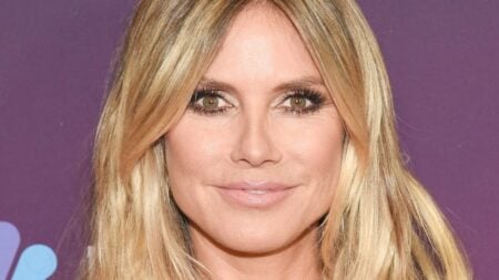 Heidi Klum close up