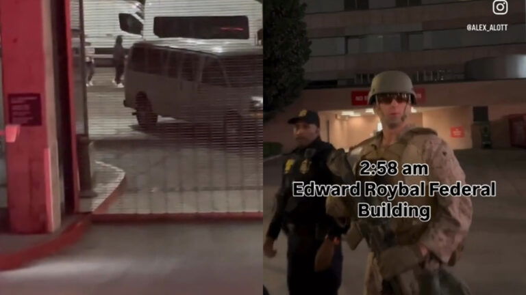 Shocking Scene in Downtown Los Angeles as Women and Kids Are Detained by ICE: ‘Children Are in F-Ing Chains'