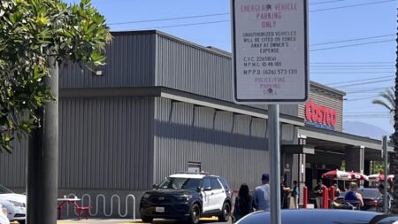 Los Angeles Police Parking Spot