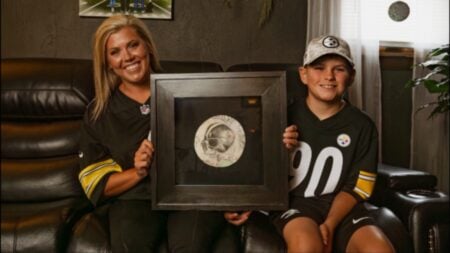 Family preserves father's tattoo