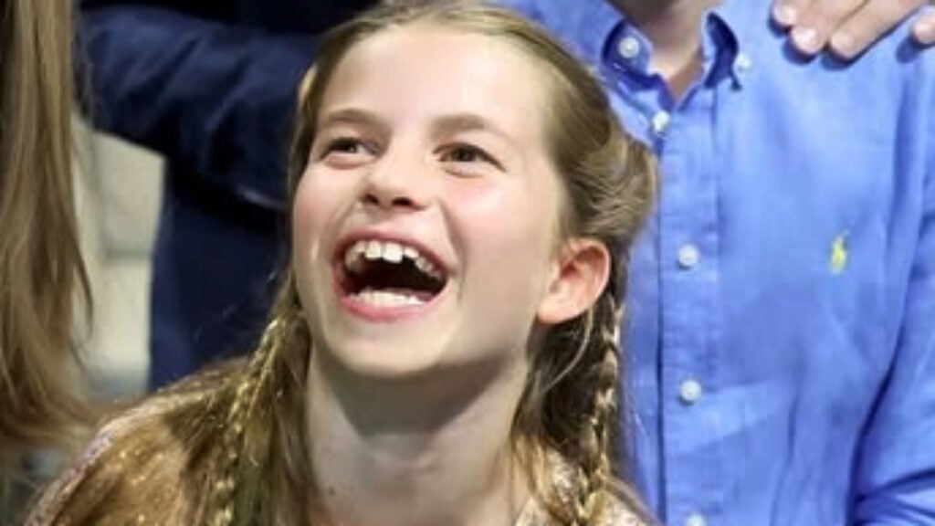 Princess Charlotte steals the show at Wimbledon.