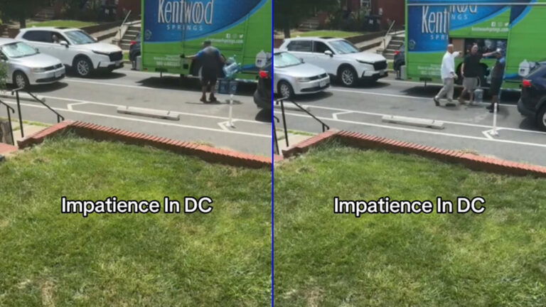 Washington, DC Resident Stands Up Fir Delivery Guy When Karens Gets Impatient