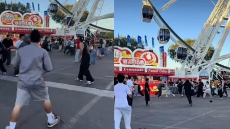 A picture of the California fight.