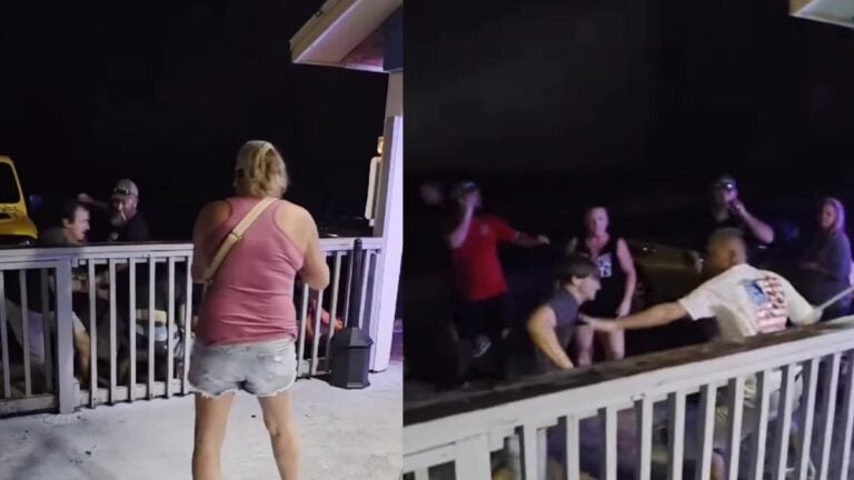 A picture of the Florida brawl.