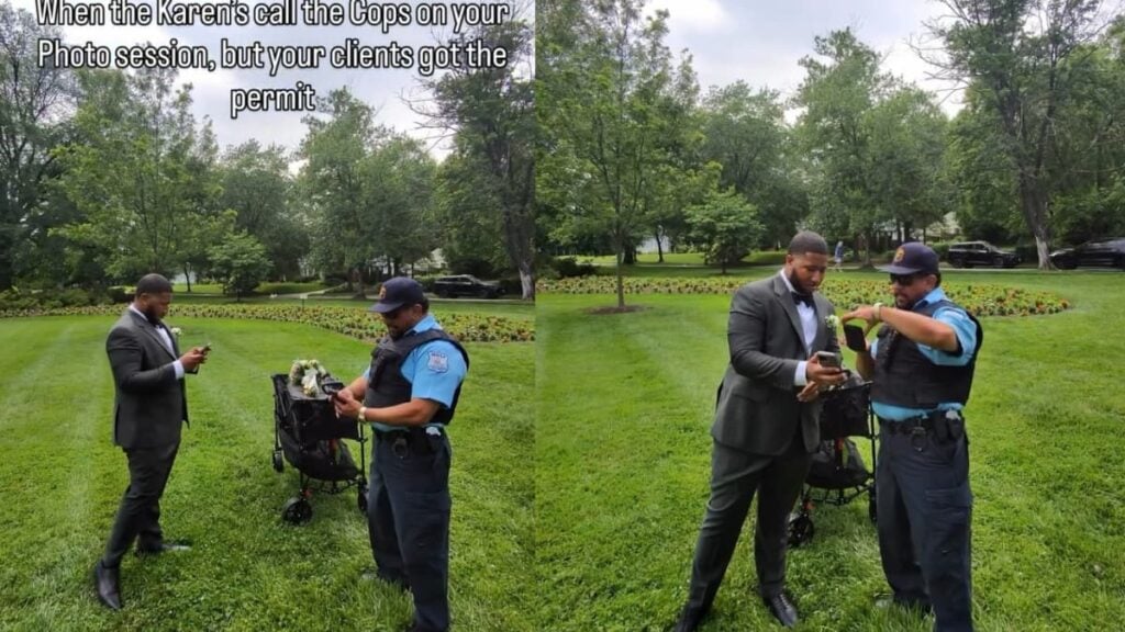 A picture of the Maryland husband and officer.