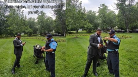 A picture of the Maryland husband and officer.