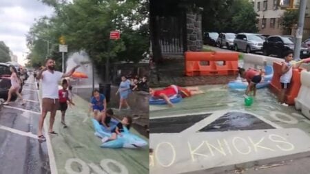 A picture of the New York families.
