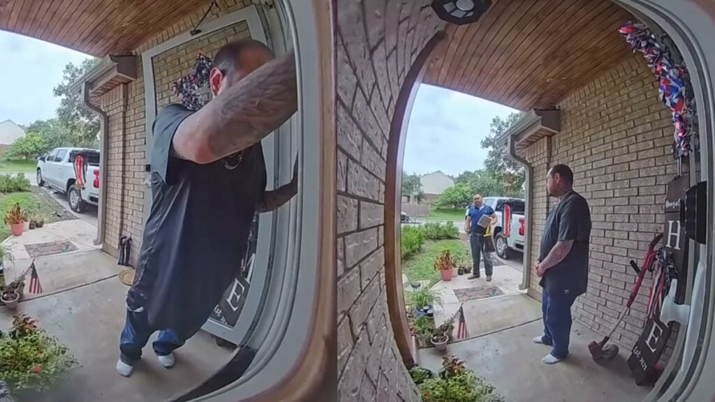 A picture of the Texas stranger.